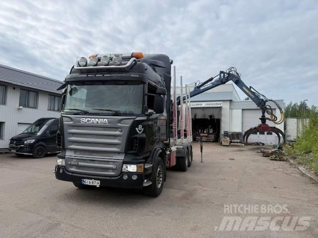 Scania R 560 목재 트럭