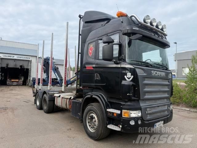 Scania R 560 목재 트럭