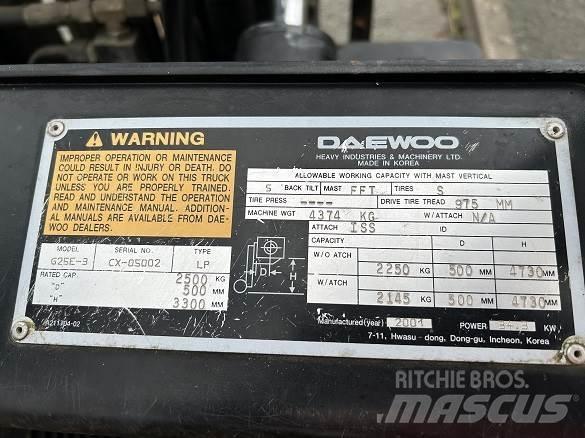 Daewoo G25E-3 건설 장비 - 기타
