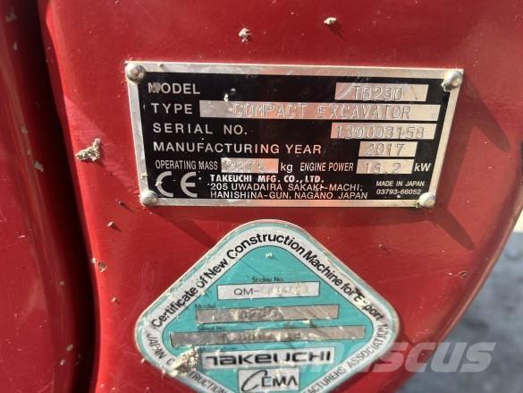 Takeuchi TB230 건설 장비 - 기타