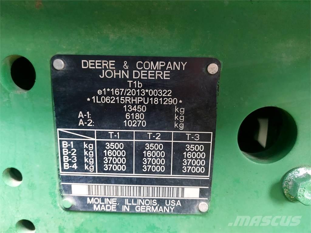 John Deere 6R 215 트랙터