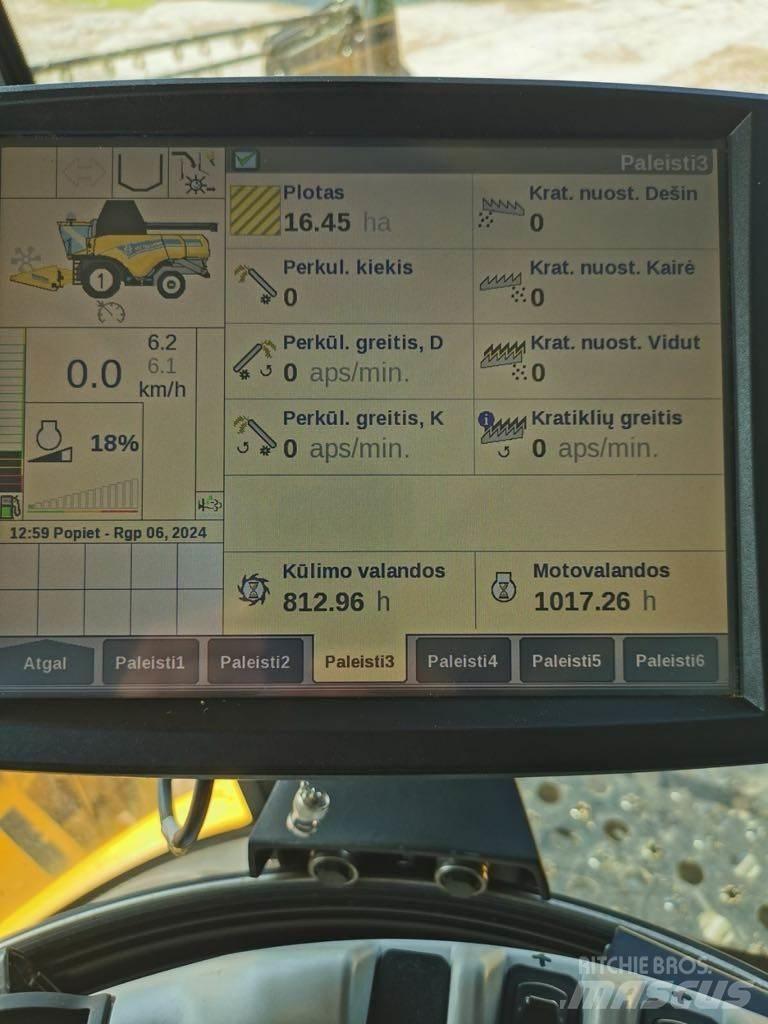 New Holland CX8.85 콤바인 수확기