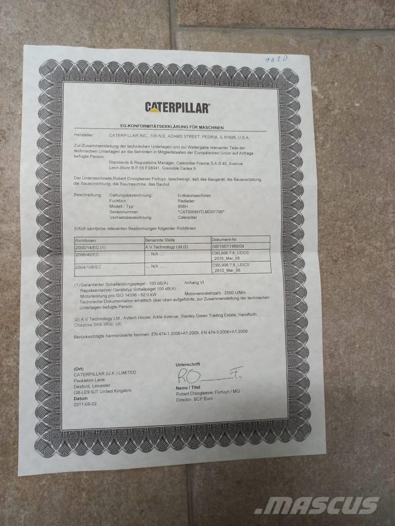 CAT 908 H  휠로우더
