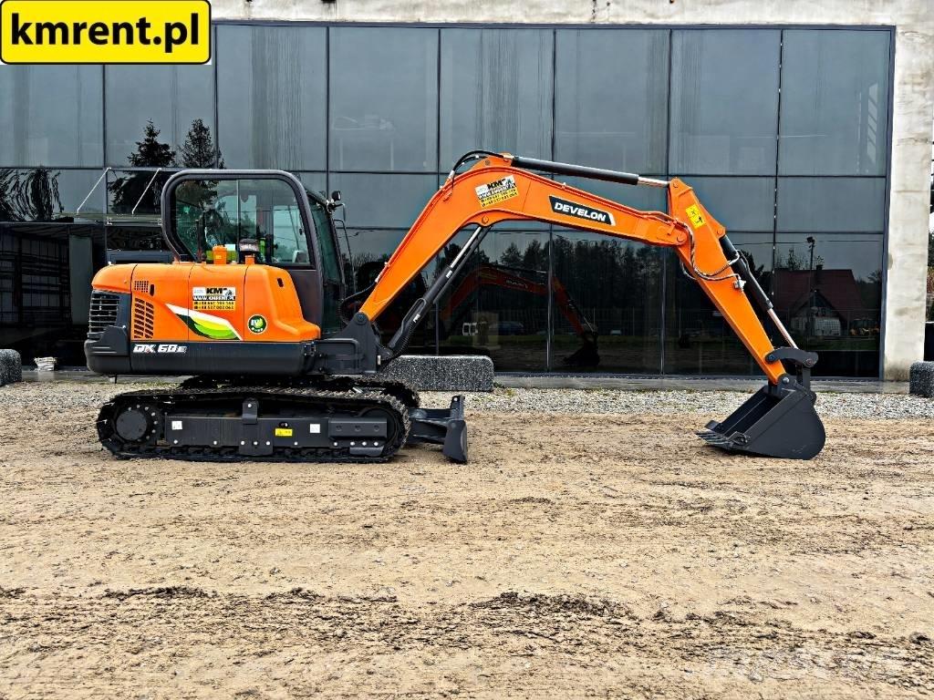 Develon DX 60 E-10 N 소형 굴삭기 7톤 미만
