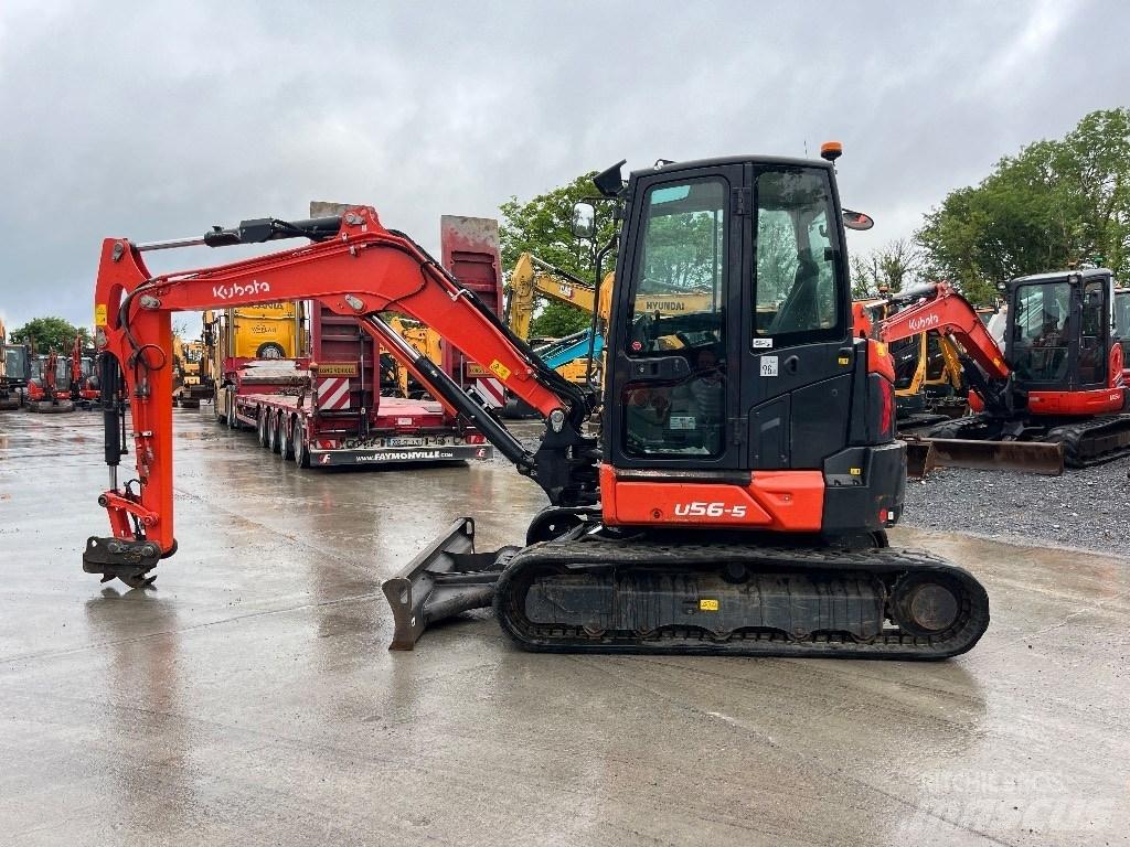 Kubota U 56-5 소형 굴삭기 7톤 미만