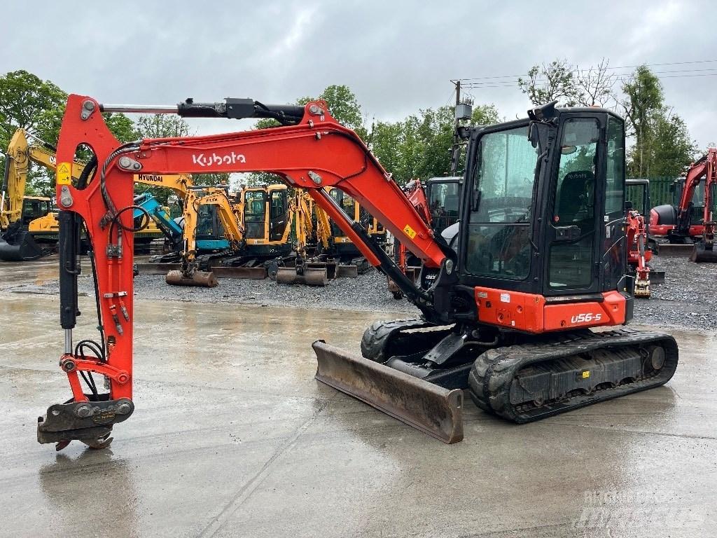 Kubota U 56-5 소형 굴삭기 7톤 미만