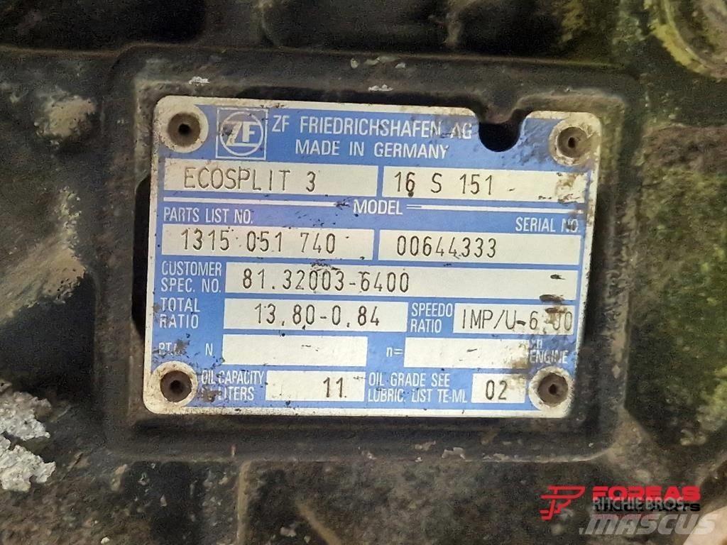 ZF ECOSPLIT 16S - 151 기어박스