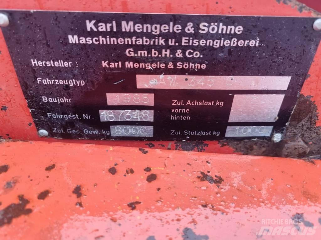 Mengele AW 345 c 자동 적재 트레일러