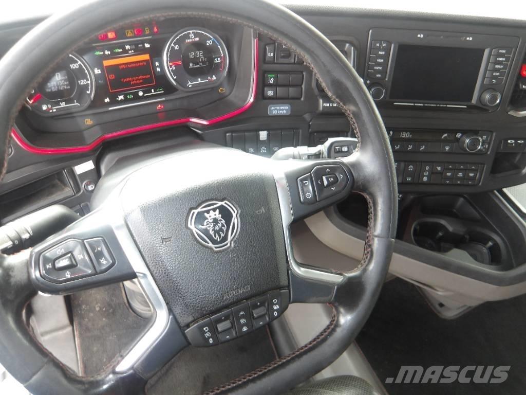 Scania R580 6x2 훅 리프트 트럭