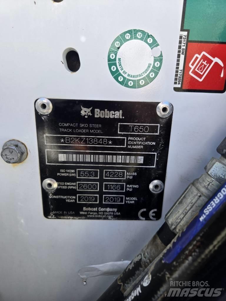 Bobcat T 650  스키드로더