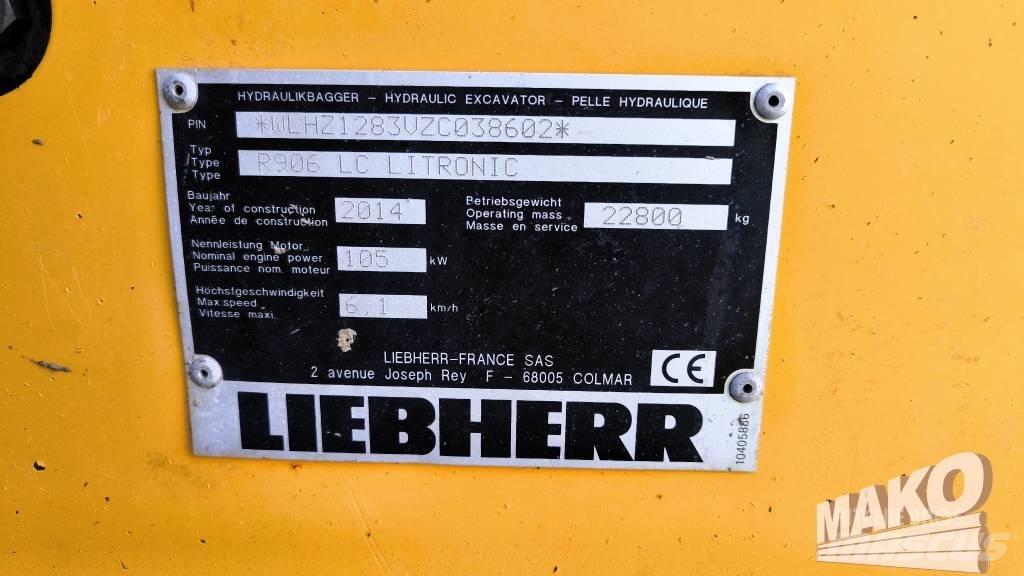 Liebherr R 906 LC 대형 굴삭기 29톤 이상