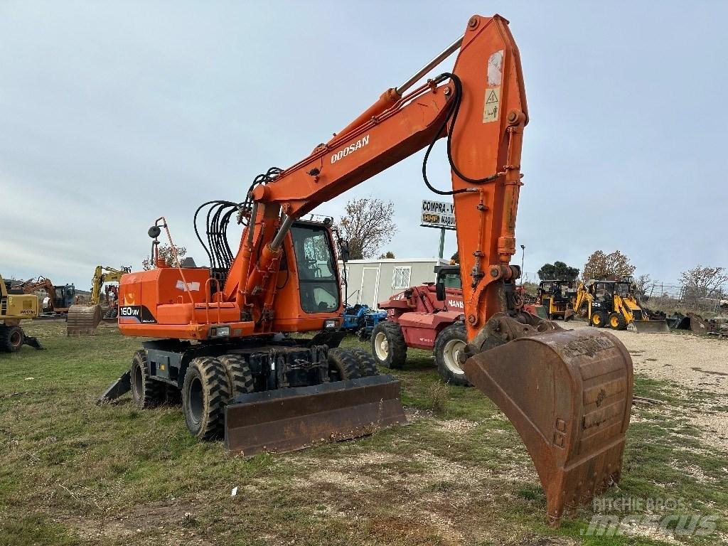 Doosan Solar 160 W V  휠 굴삭기