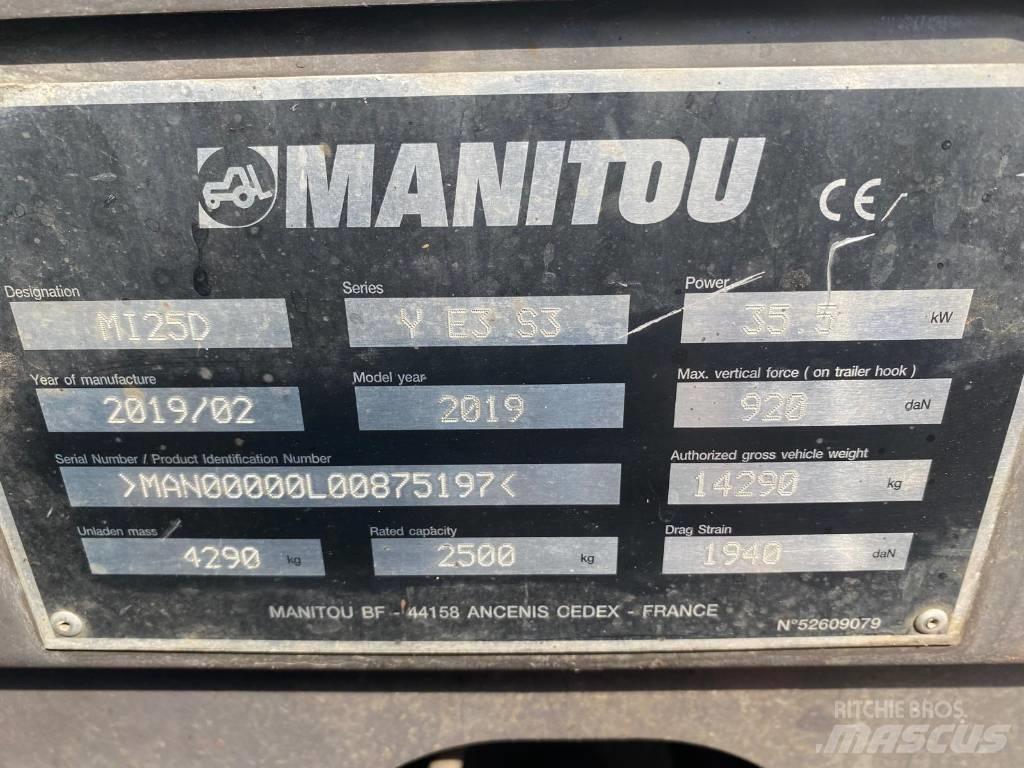 Manitou Mi25D 디젤 지게차