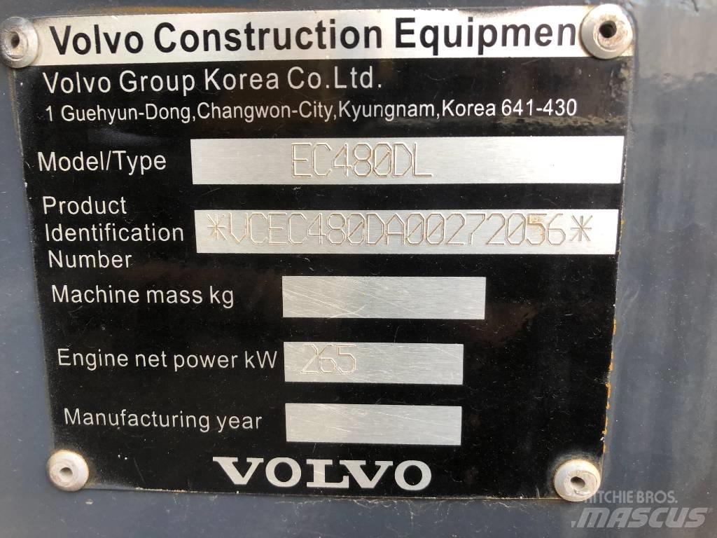 Volvo EC 480 대형 굴삭기 29톤 이상
