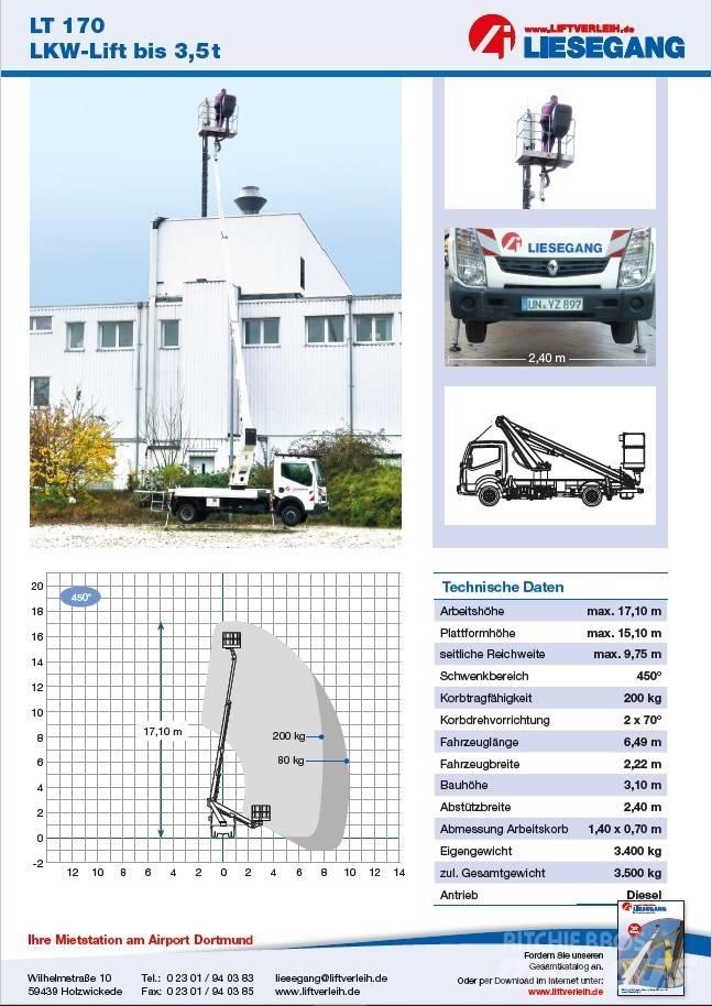 GSR E 179 T 트럭 탑재 고소작업대