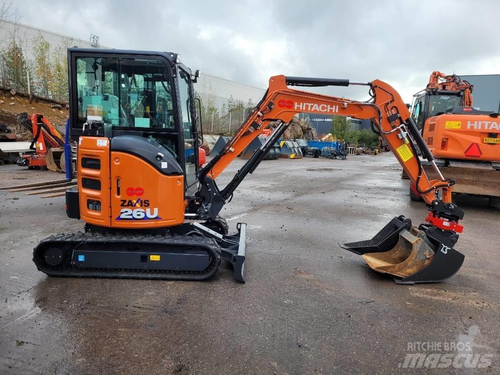 Hitachi ZX 26 U-6 소형 굴삭기 7톤 미만