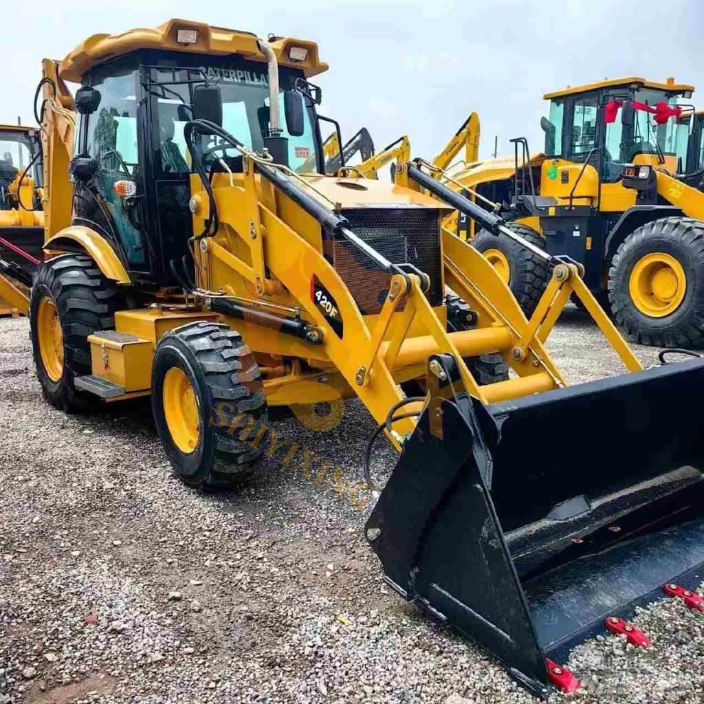 CAT 420 F 백호로더