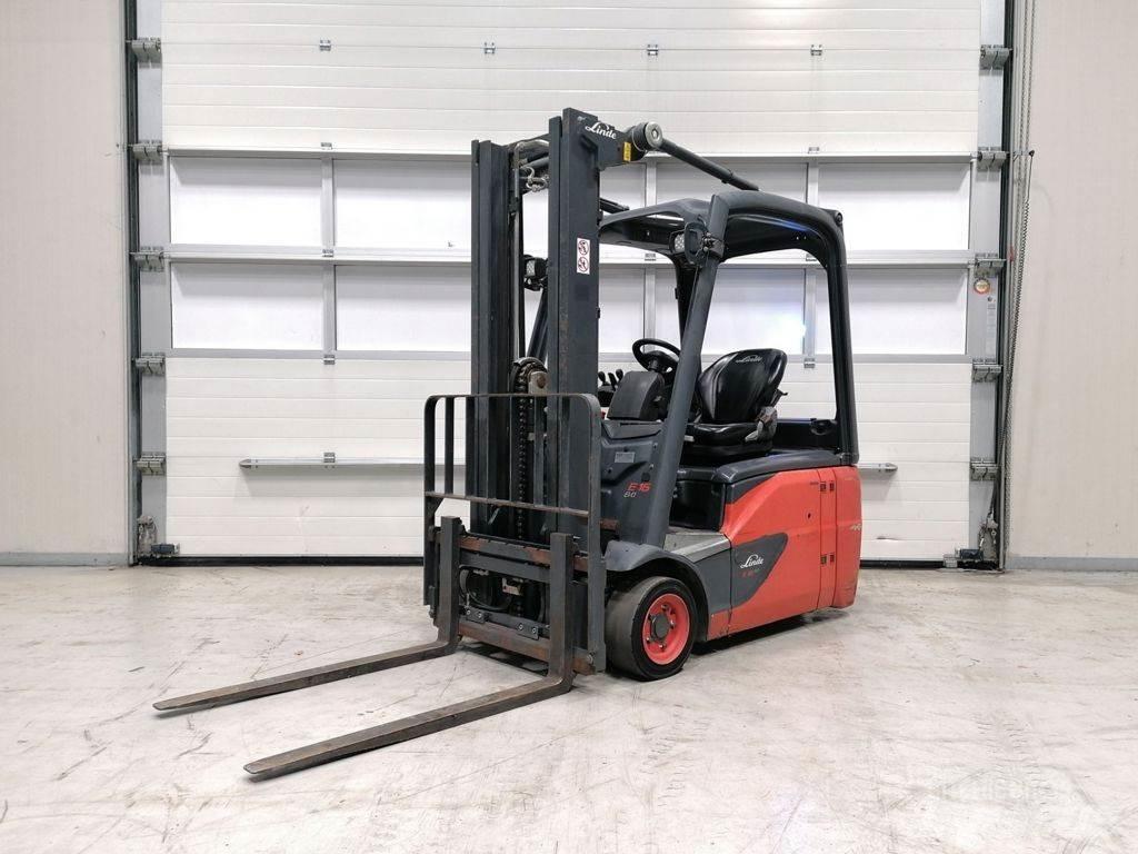 Linde E16-02 전동 지게차