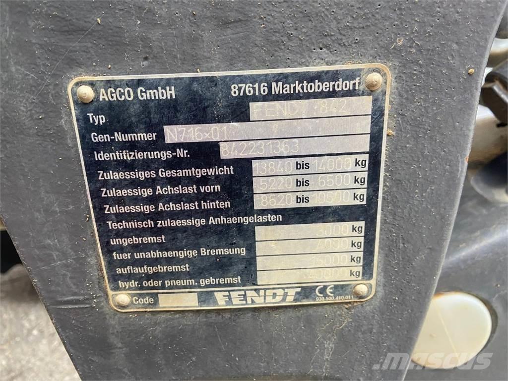 Fendt 828 Vario 트랙터