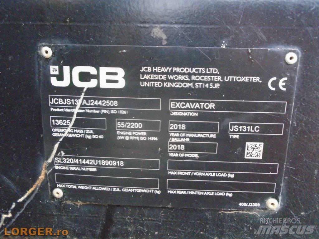 JCB JS 131 LC 대형 굴삭기 29톤 이상