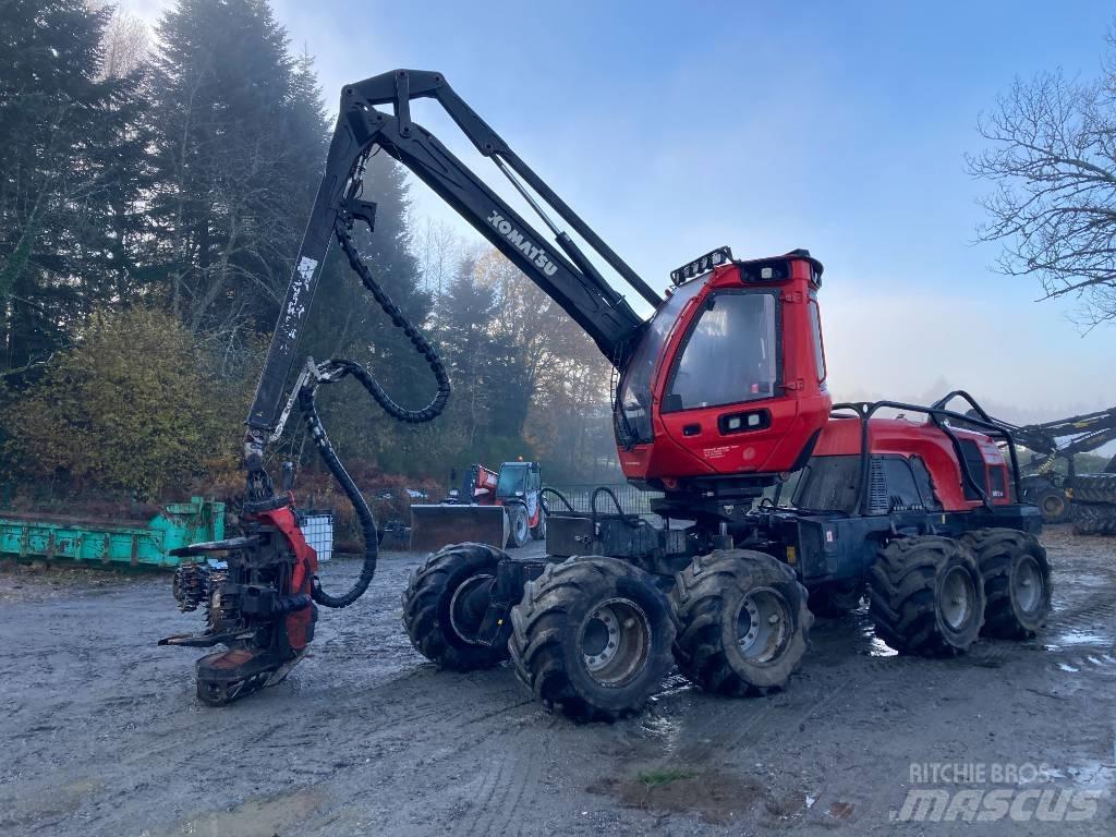 Komatsu 901XC 원목 하베스터