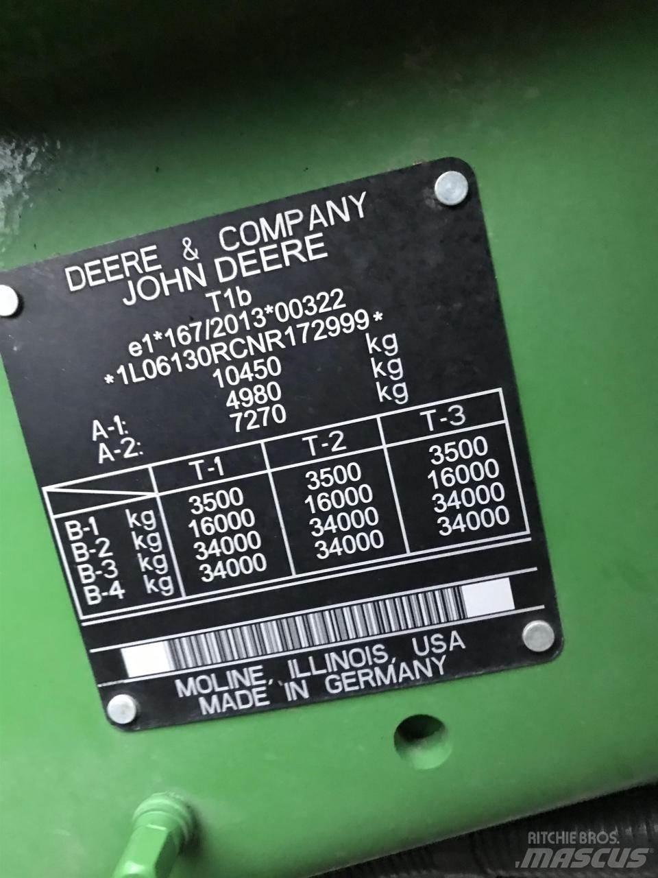 John Deere 6R 130 트랙터