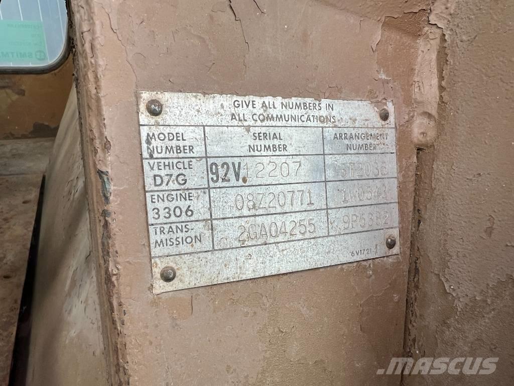 CAT D7G 크롤러 도저