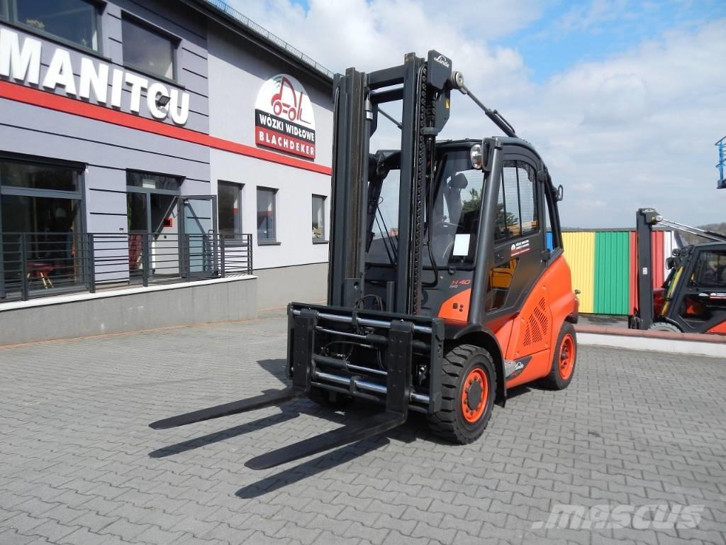Linde H40D-02 디젤 지게차