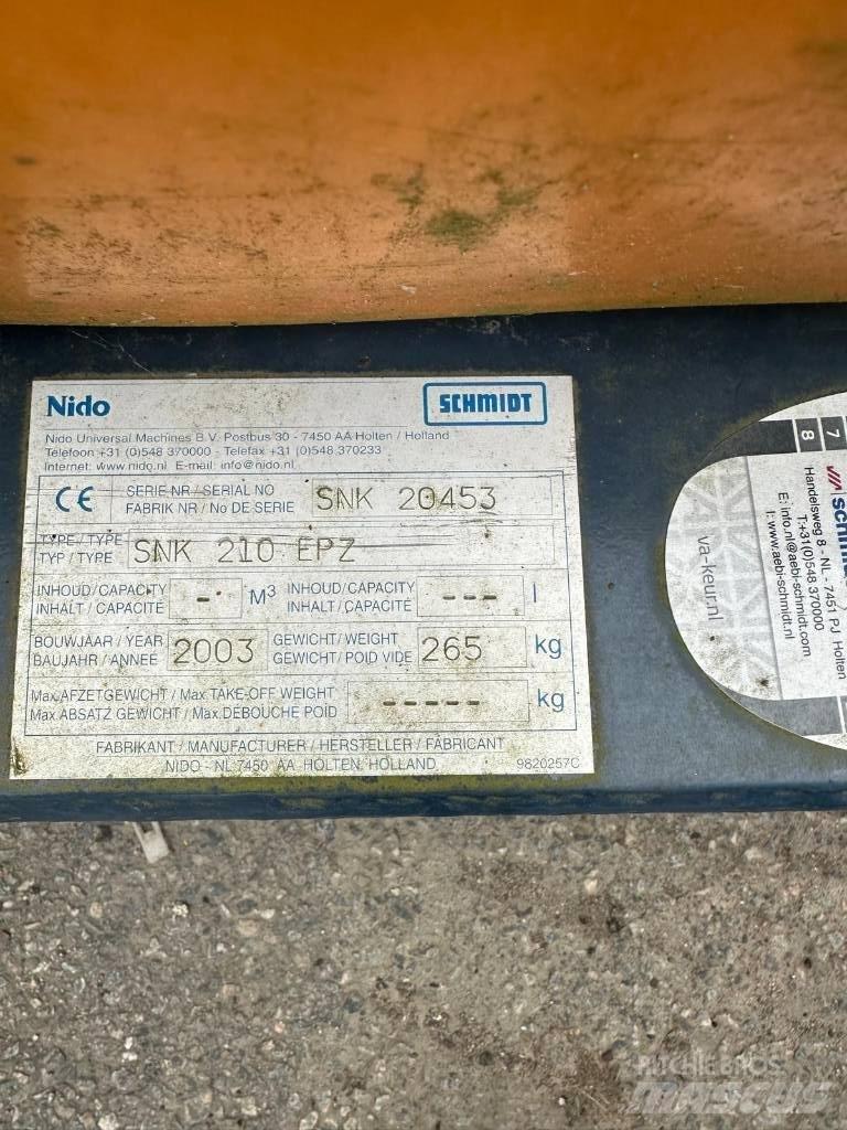 Nido SNK210EPZ 제설 블레이드 및 제설기