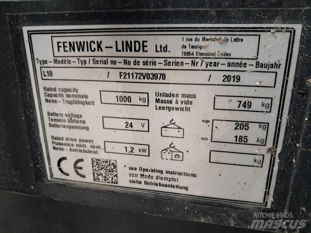 Linde L10 포크리프트