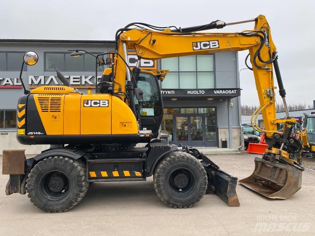 JCB JS145W TAB T4F  휠 굴삭기