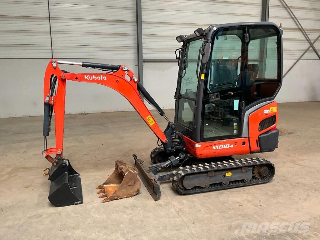 Kubota KX 018-4 소형 굴삭기 7톤 미만