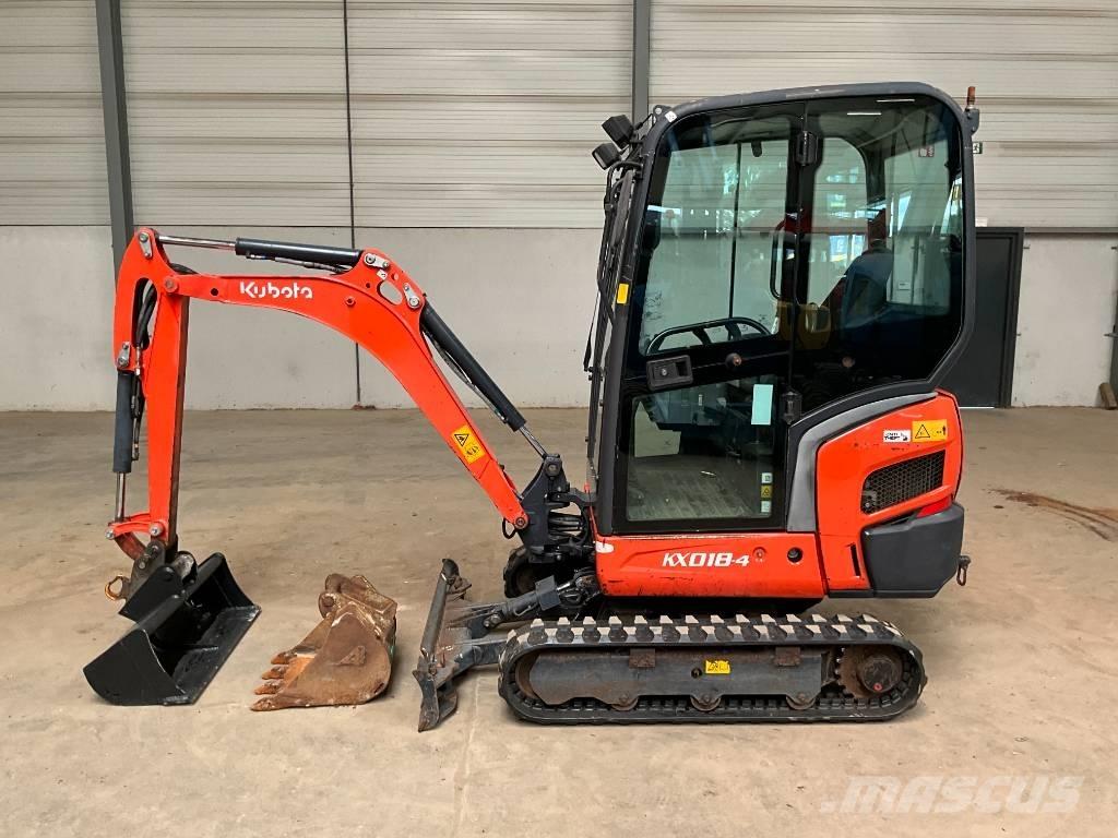 Kubota KX 018-4 소형 굴삭기 7톤 미만