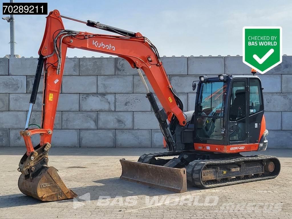Kubota KX080-4 소형 굴삭기 7톤 미만