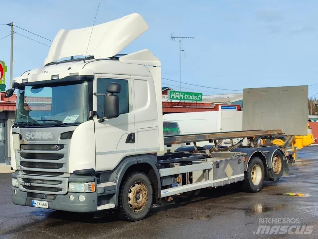 Scania G 490 컨테이너 트럭