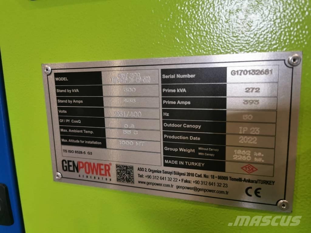 Genpower GNT 300 디젤 발전기