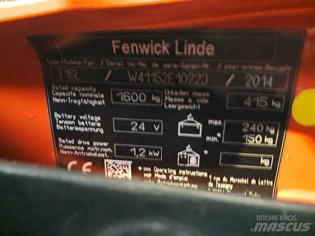 Linde T16L 경량 리프터