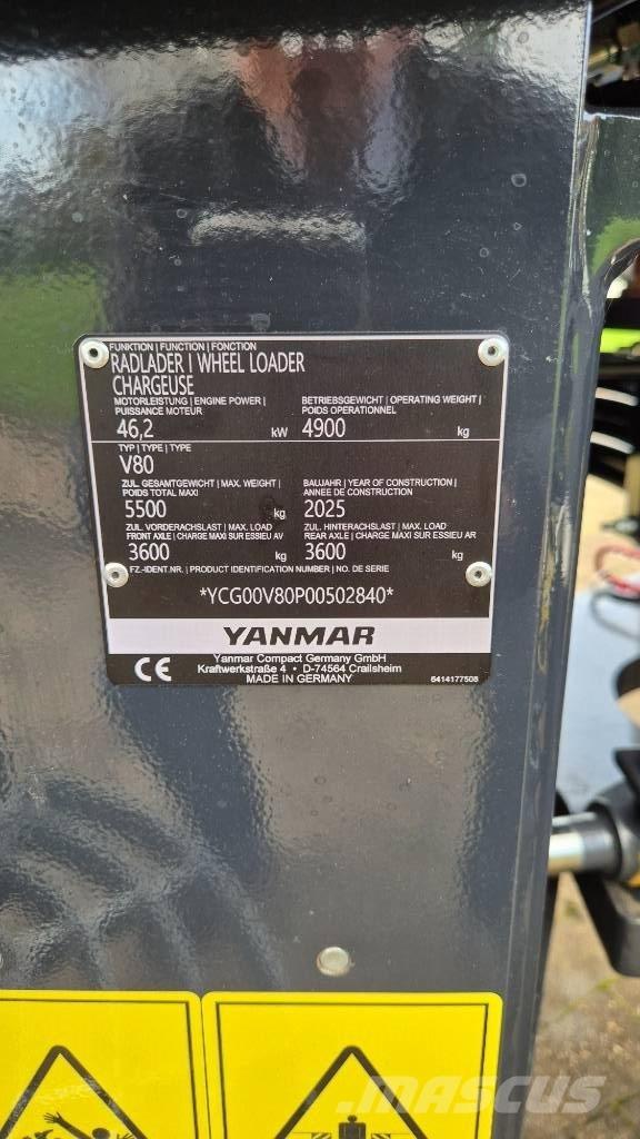 Yanmar V80/5  휠로우더