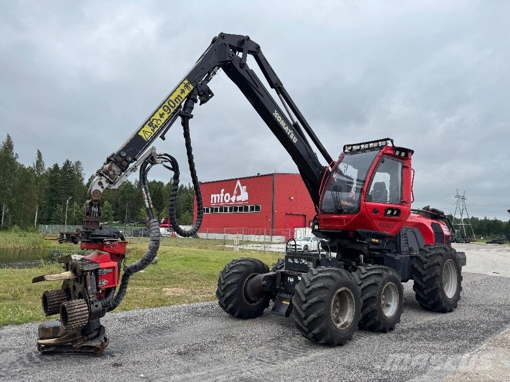 Komatsu 901 원목 하베스터