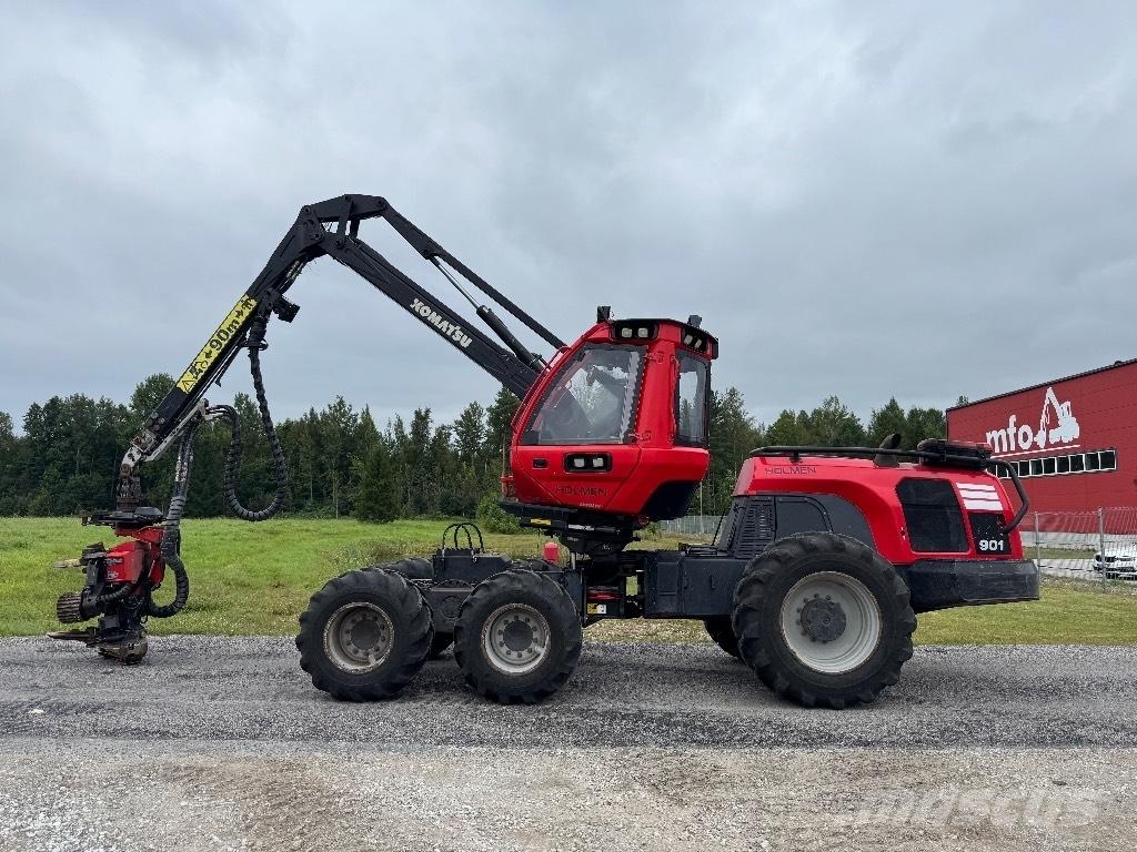 Komatsu 901 원목 하베스터