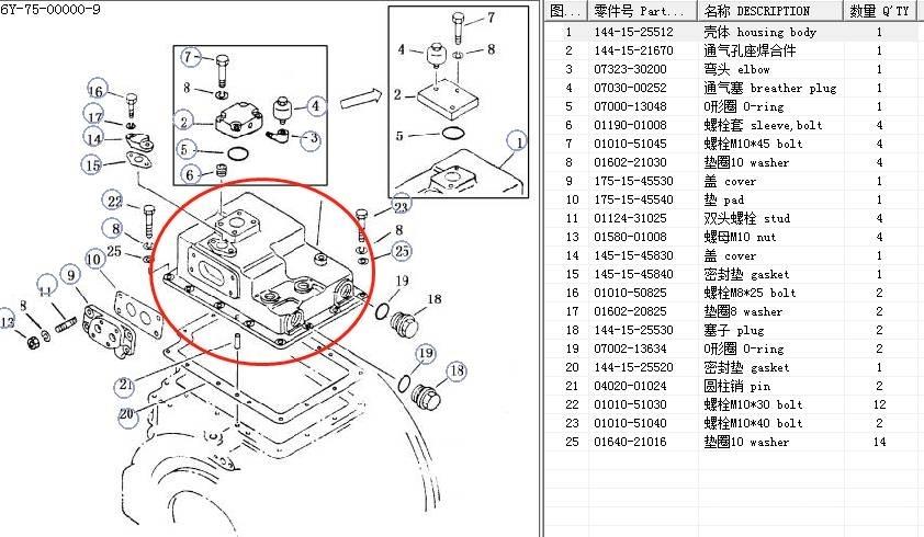 Shantui SD 16 트랜스미션