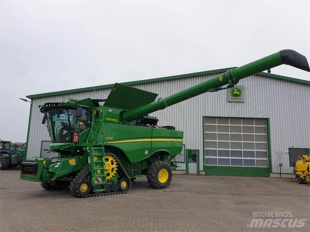 John Deere S770 콤바인 수확기