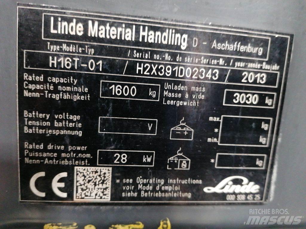 Linde H16T-01 LPG 지게차