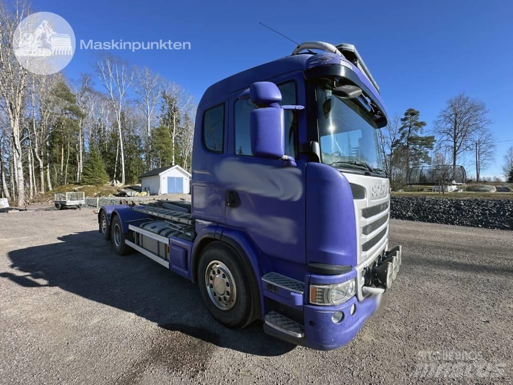 Scania G 480 훅 리프트 트럭