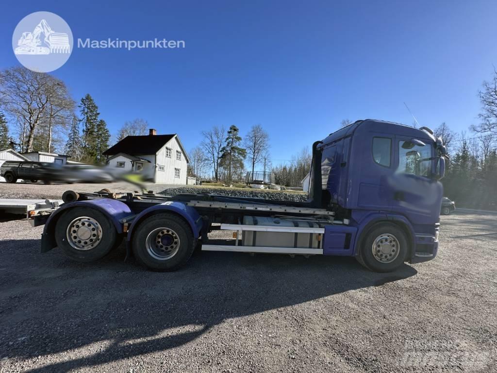 Scania G 480 훅 리프트 트럭