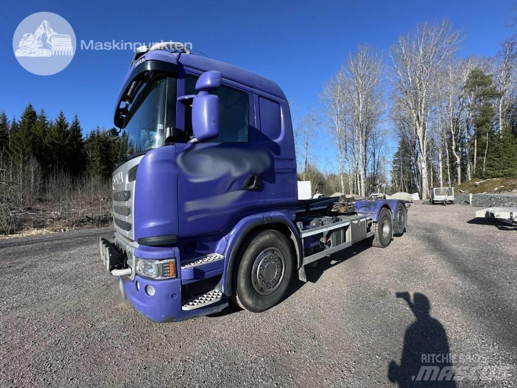 Scania G 480 훅 리프트 트럭