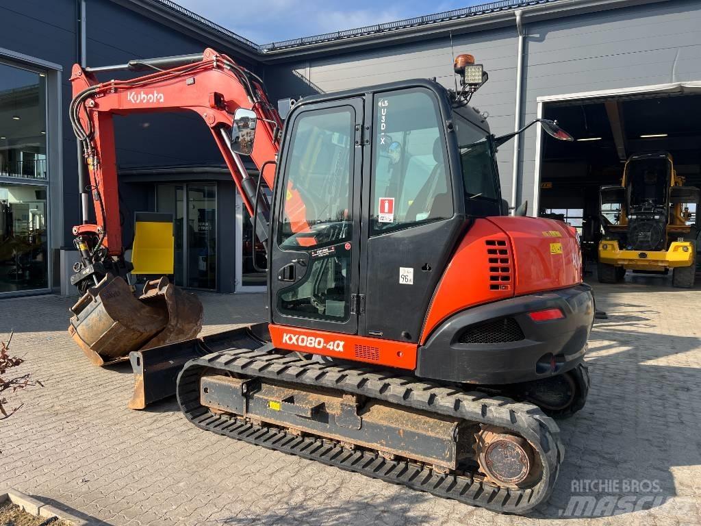 Kubota KX 080-4 중형굴삭기 7톤-28톤