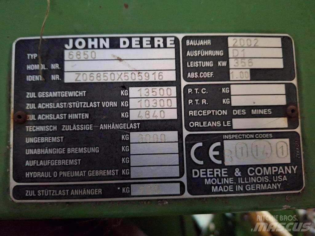 John Deere 6850 자동 초지기계