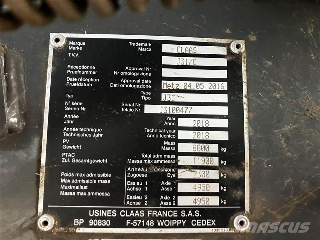 CLAAS 5200 FC 각형 곤포기