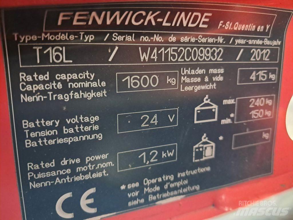 Linde T16L 경량 리프터